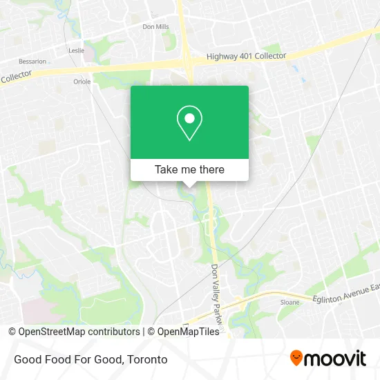 Good Food For Good map