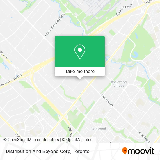 Distribution And Beyond Corp map