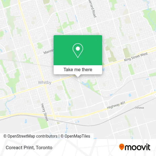 Coreact Print map