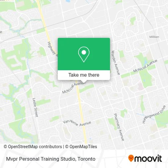 Mvpr Personal Training Studio map