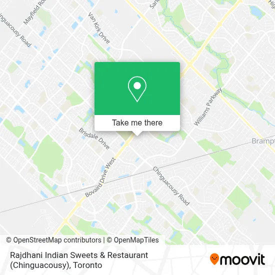 Rajdhani Indian Sweets & Restaurant (Chinguacousy) plan