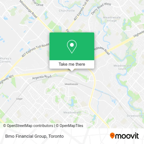 Bmo Financial Group map