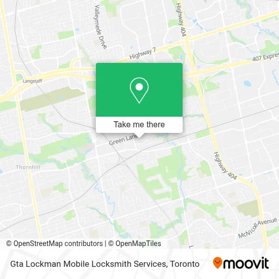 Gta Lockman Mobile Locksmith Services map