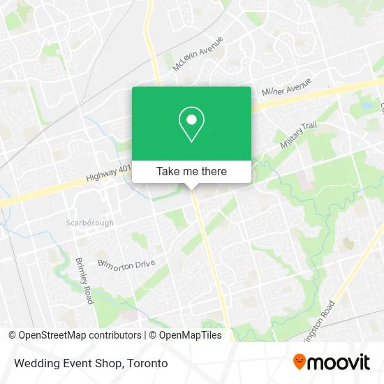 Wedding Event Shop map