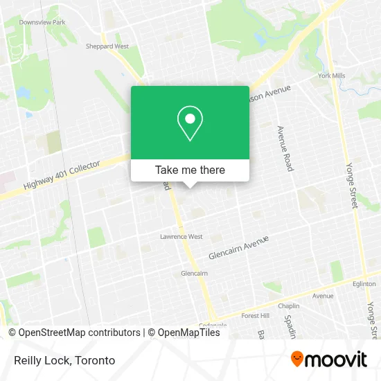 Reilly Lock map