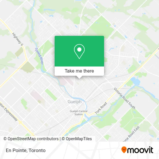 En Pointe map