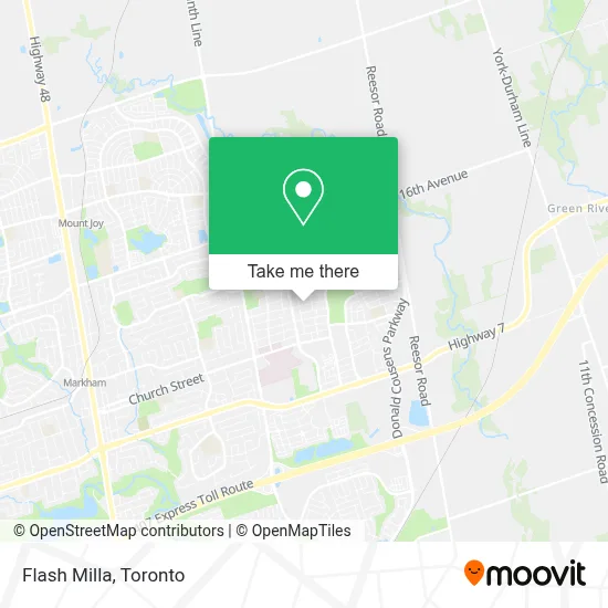 Flash Milla map