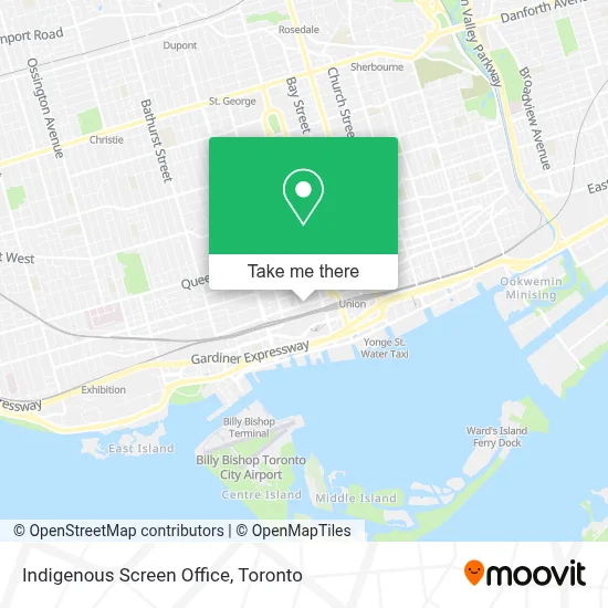 Indigenous Screen Office map