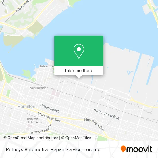 Putneys Automotive Repair Service map