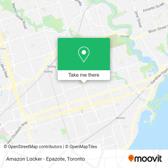 Amazon Locker - Epazote map