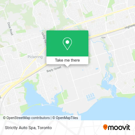 Strictly Auto Spa map