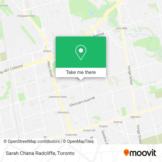 Sarah Chana Radcliffe map