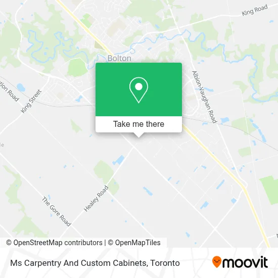 Ms Carpentry And Custom Cabinets map
