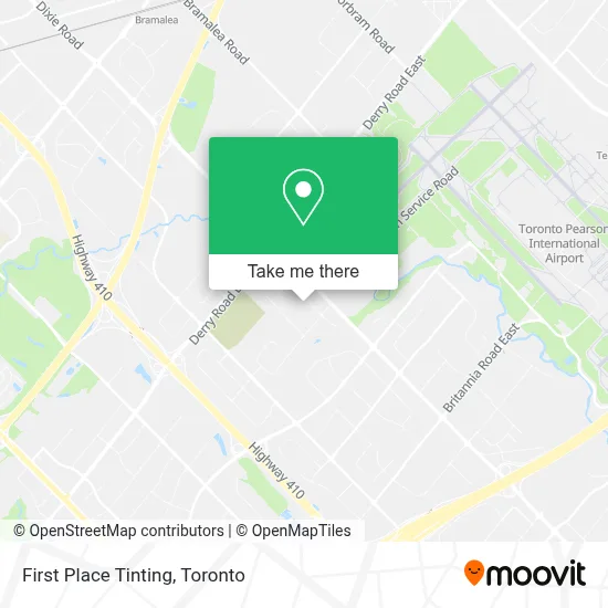 First Place Tinting map