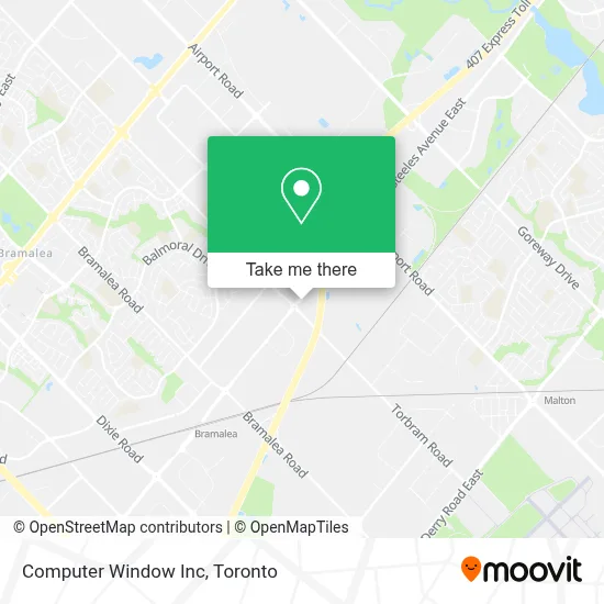Computer Window Inc map