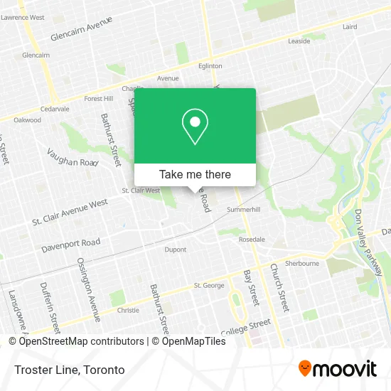 Troster Line map