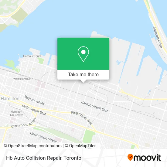 Hb Auto Collision Repair map