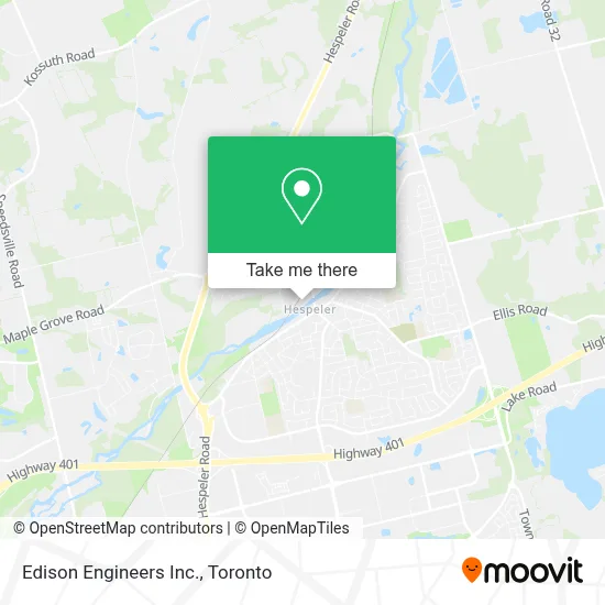 Edison Engineers Inc. map