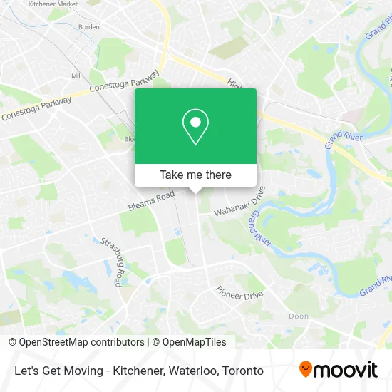 Let's Get Moving - Kitchener, Waterloo plan
