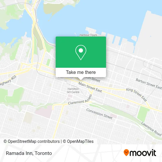 Ramada Inn map