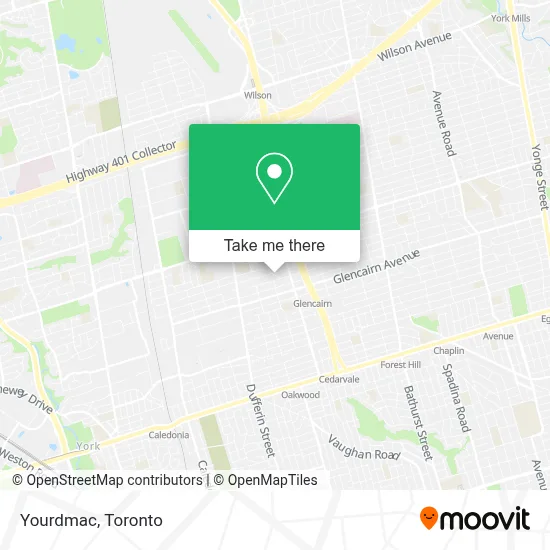 Yourdmac map