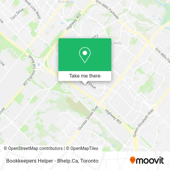 Bookkeepers Helper - Bhelp.Ca map