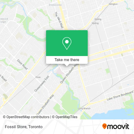 Fossil Store map