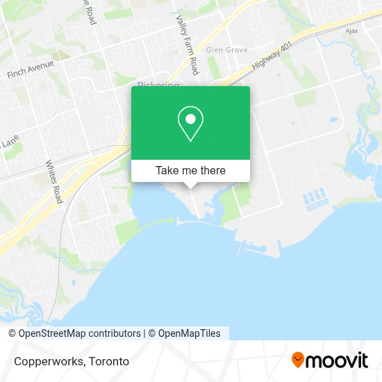 Copperworks map
