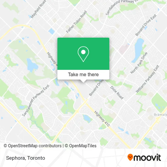 Sephora map