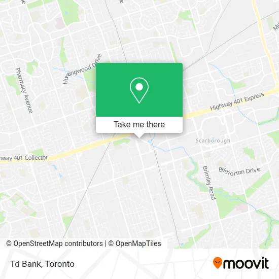 Td Bank map