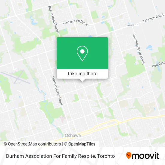 Durham Association For Family Respite map