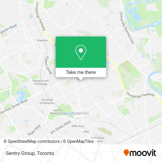 Sentry Group map