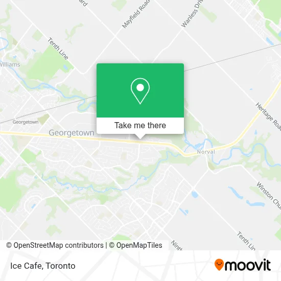 Ice Cafe map