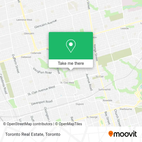 Toronto Real Estate map