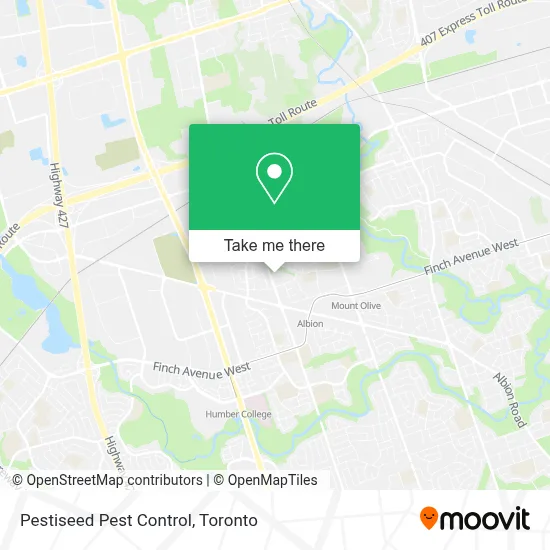 Pestiseed Pest Control map