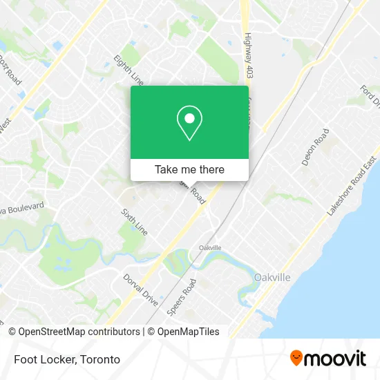 Foot Locker map