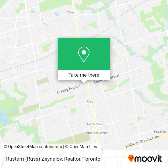 Rustam (Russ) Zeynalov, Realtor map