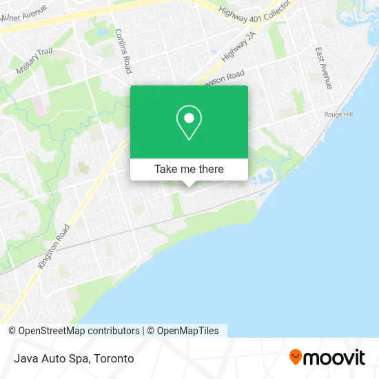 Java Auto Spa plan