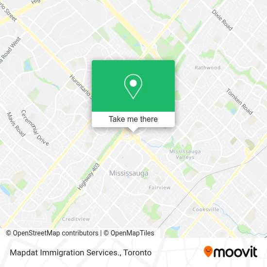 Mapdat Immigration Services. map