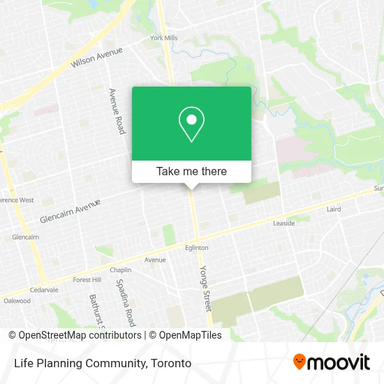 Life Planning Community map