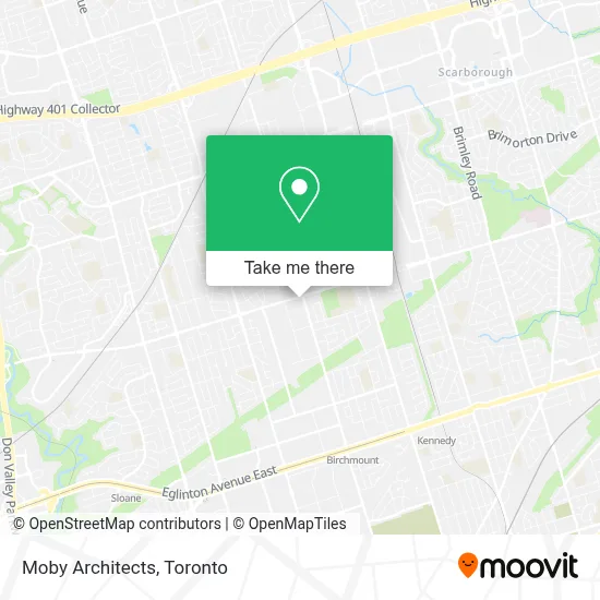 Moby Architects map