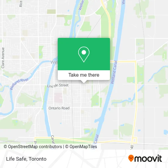 Life Safe map