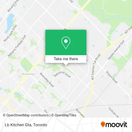 Lb Kitchen Gta map
