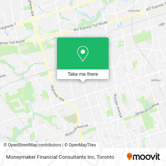 Moneymaker Financial Consultants Inc map