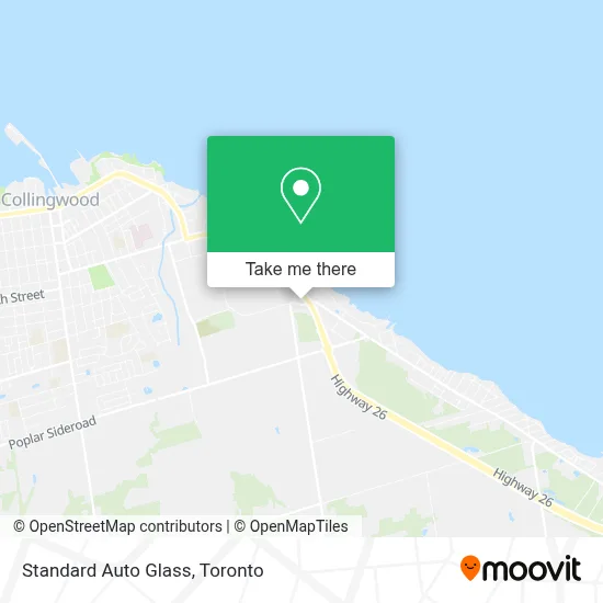 Standard Auto Glass map
