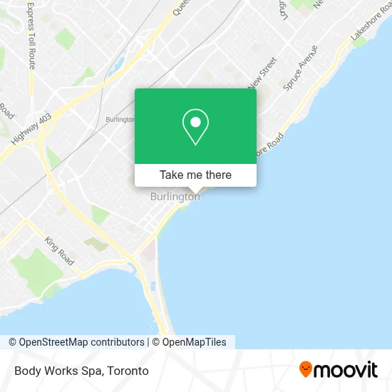 Body Works Spa map
