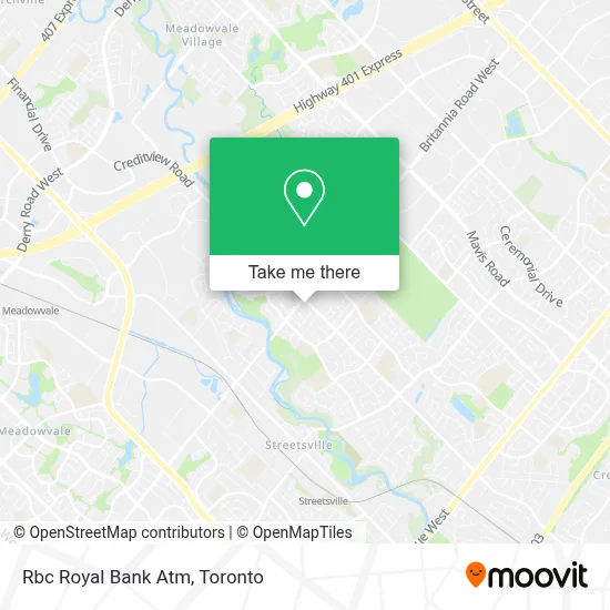 Rbc Royal Bank Atm map
