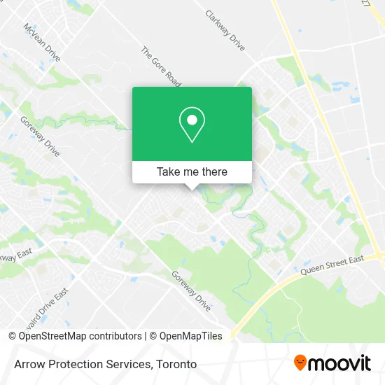 Arrow Protection Services map