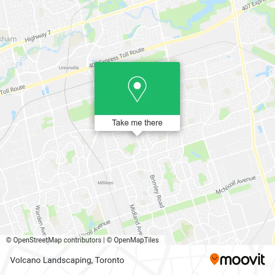 Volcano Landscaping map