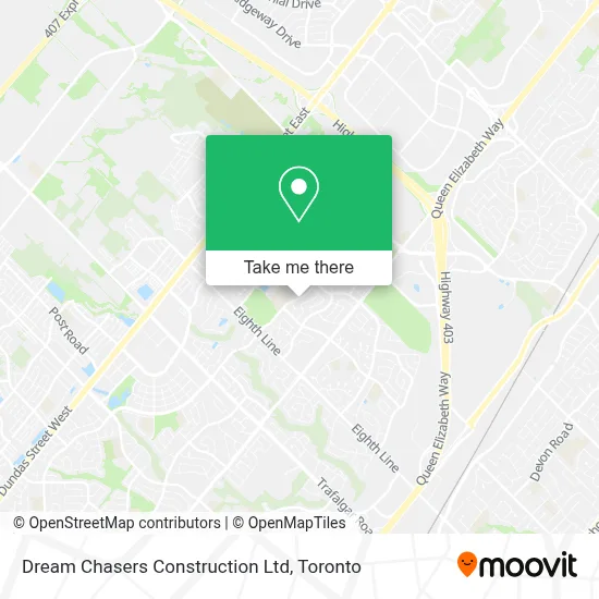 Dream Chasers Construction Ltd map